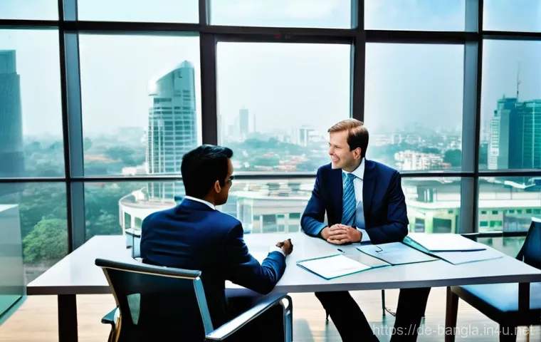 방글라데시의 무역관 - **Prompt 1: German-Bangladeshi Business Collaboration in a Modern Setting**
    "A photorealistic im...