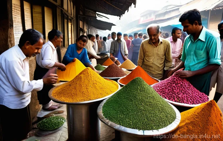 방글라데시에서 현지 음식을 맛보는 법 - A beautifully arranged table showcasing a traditional Bangladeshi feast, set in a cozy, well-lit ind...